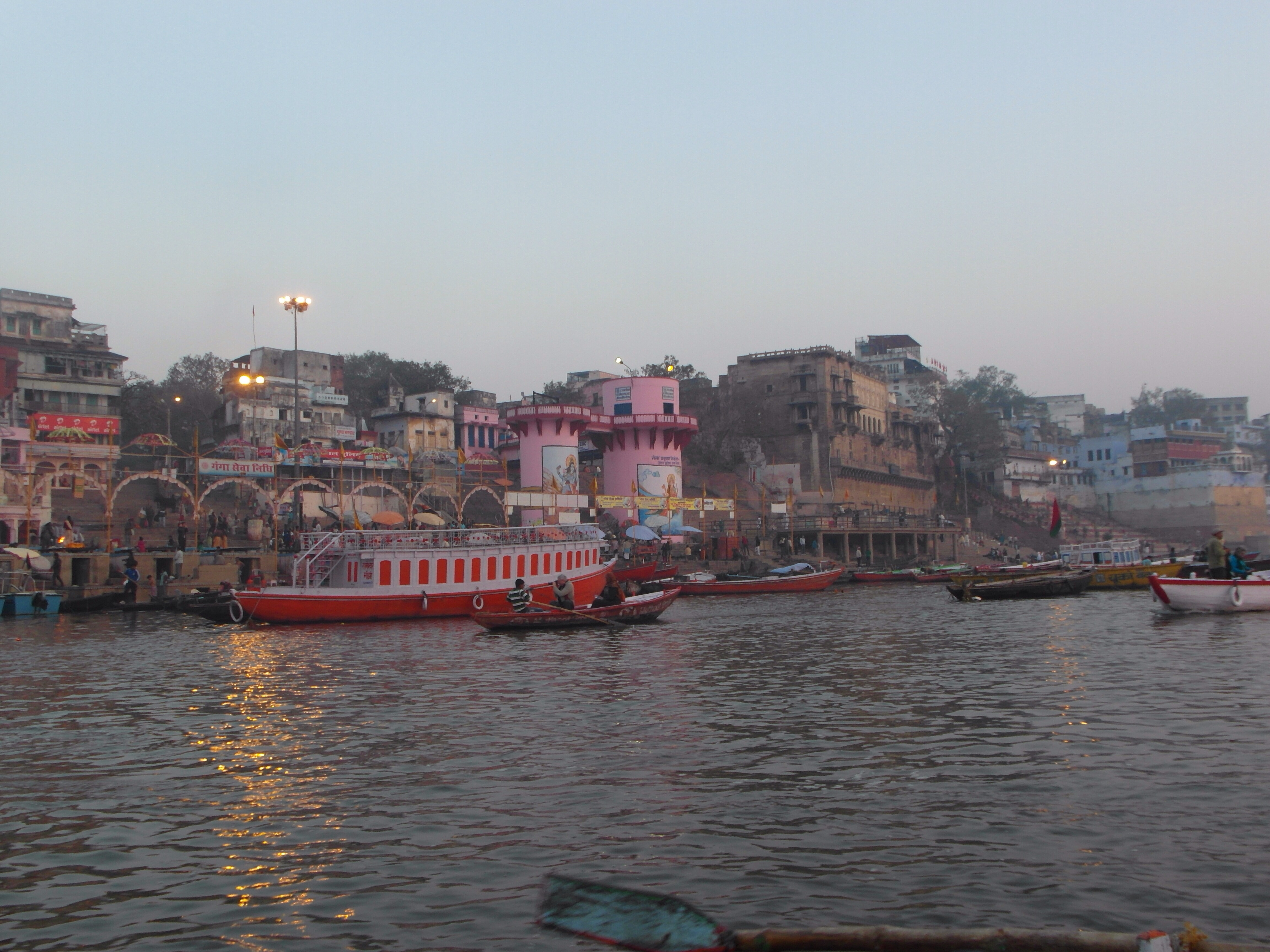 The ghats of Varanasi