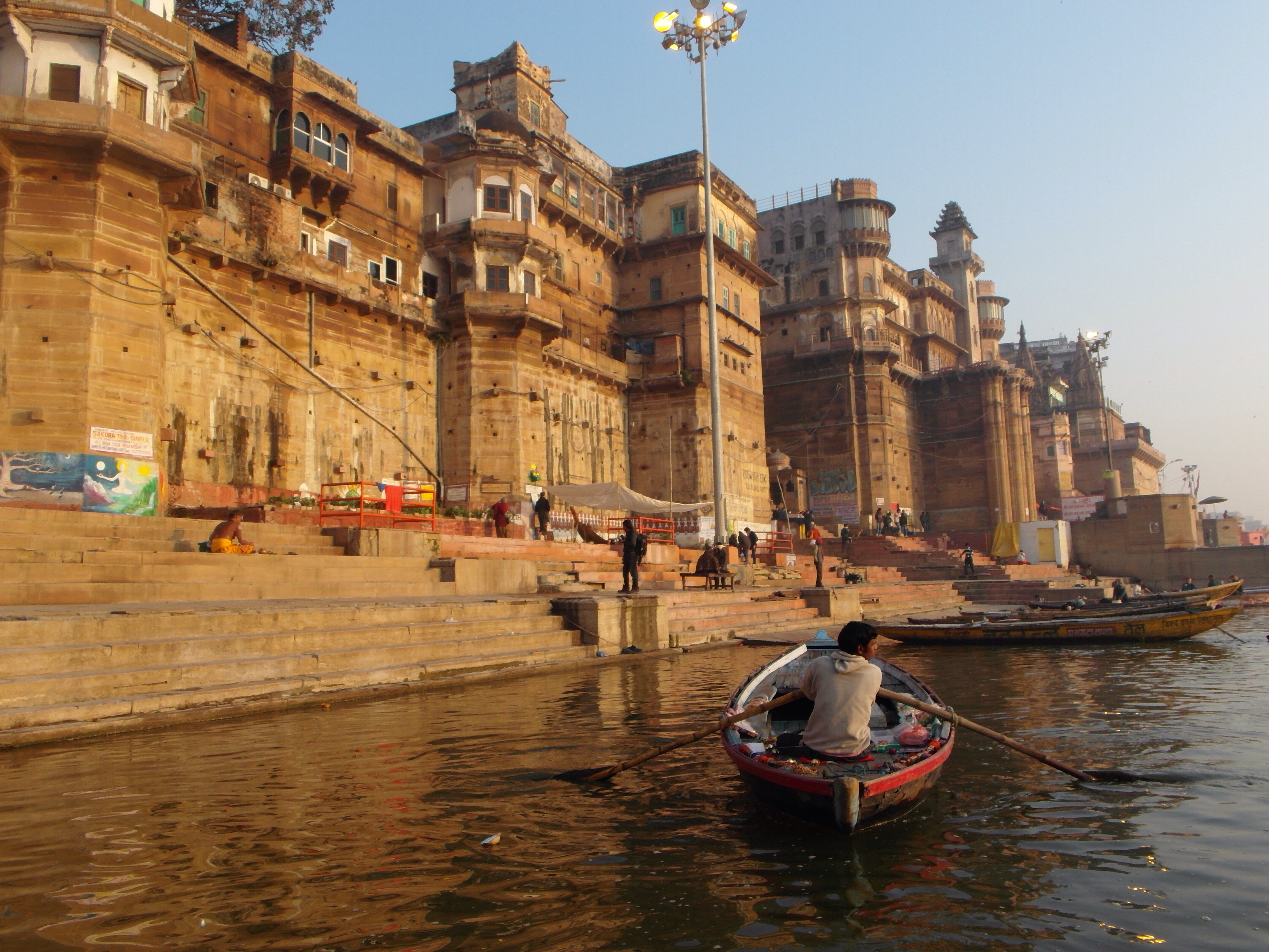 The ghats of Varanasi