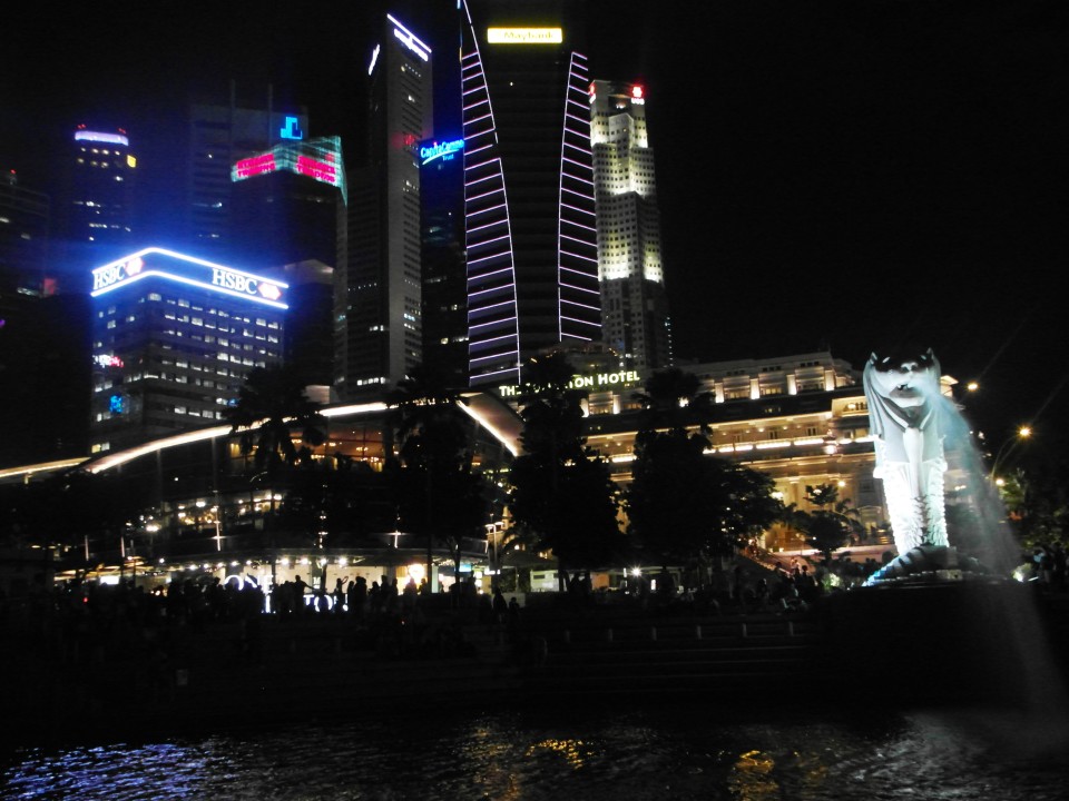 Singapore at night